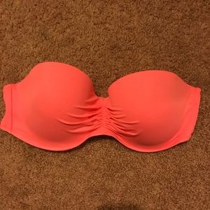Coral Bikini Top 36DD Victoria Secret